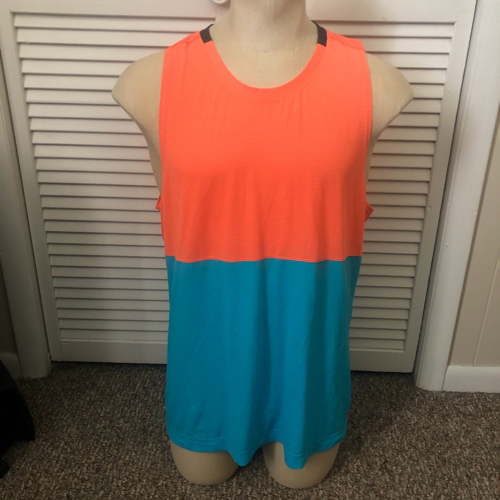 Lululemon men’s color block tank top  XL